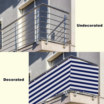 Fence Privacy Screen 1.6' x 13.1' UV-Protection Wind-Resistant Patio Privacy - Image 8