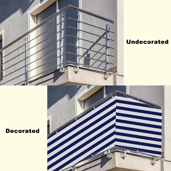 Privacy Screen Protector 8.2' x 9.8' Durable UV-Resistant Privacy Screen Outdoor - Image 8