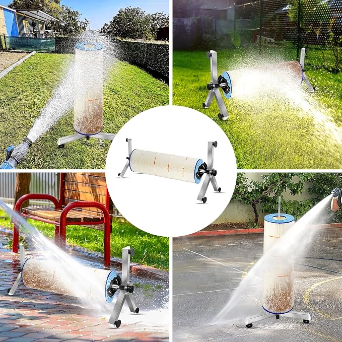 Pool Filter Cleaning System and Cleaner Stand Solid Aluminum Shaft- Compatible - Image 7