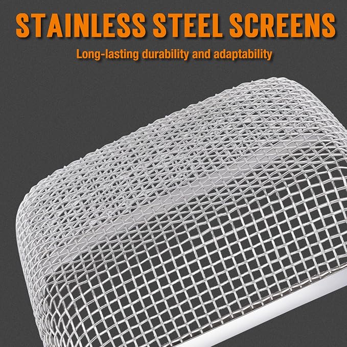 TONDA RV Furnace Vent Screen, Bug Screens Heater Vent Cover - Image 7