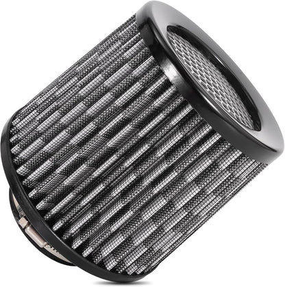 Cold Air Intake Filter High Performance Washable Filter Clamp-On Replacement by JIAYAN