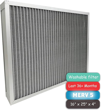 Washable Air Filter, Aluminum Electrostatic Air Filter - Image 2
