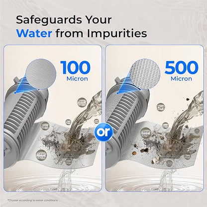 Waterdrop Spin Down Sediment Filter, Backwash Whole House Water Filter System - Image 3