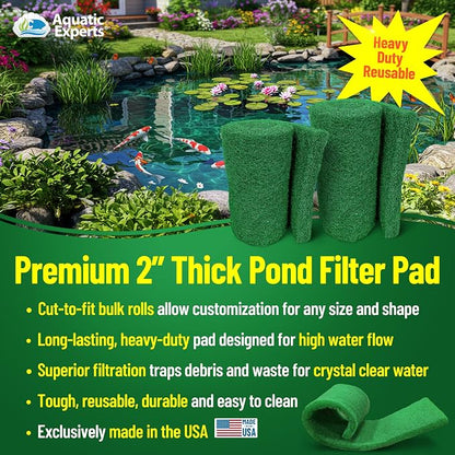Aquatic Experts Green COARSE Pond Filter Pad - Image 2