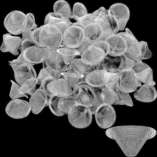 Funrous Stainless Steel Screens 3/4 Inch Conical Design Bowl Screen Filters by Funrous