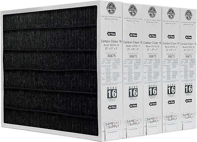 Lennox Healthy Climate X6675 20x25x5 Healthy Climate Carbon-Clean MERV 16 by Unknown