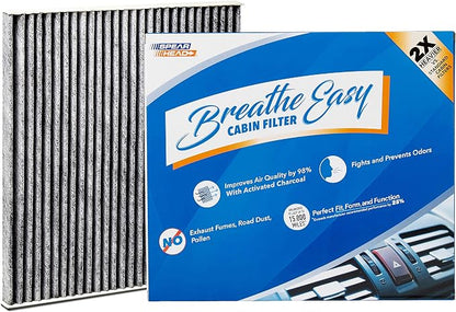 Spearhead Odor Defense Breathe Easy AC & Heater Cabin Filter, Fits Like OEM by SPEARHEAD