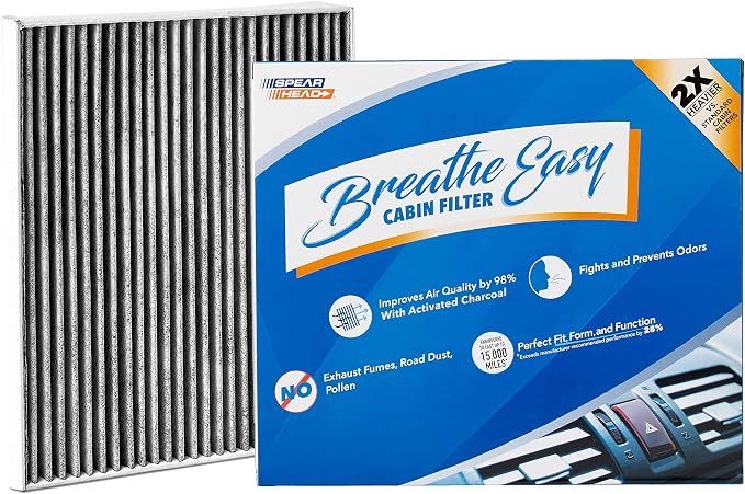Spearhead Odor Defense Breathe Easy Cabin Filter | Fits 15-25 F-150, 22-25 by SPEARHEAD