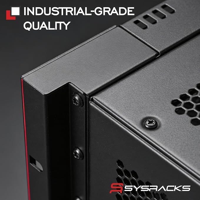 Sysracks 6U Wall Mount Server Rack Cabinet, 19” Locking Network Rack, 24” Deep - Image 9