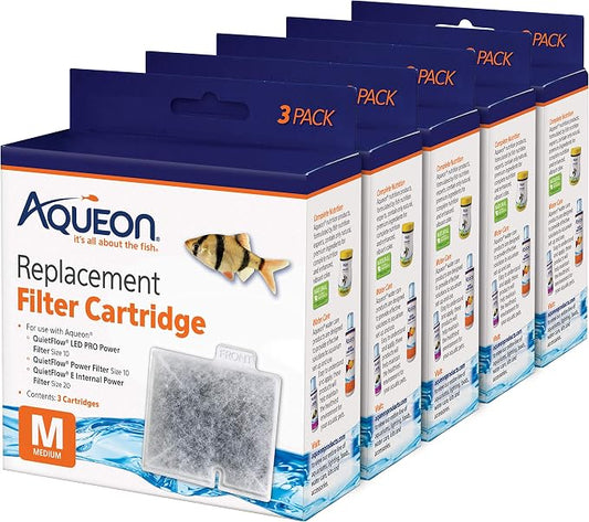Aqueon Aquarium Fish Tank Replacement Filter Cartridges Medium by Aqueon