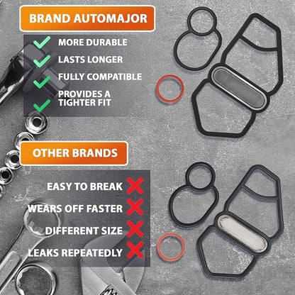 Head Cylinder Solenoid Spool VTEC Valve Gasket Set Replacement - Image 5