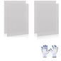 4 Pcs 13x9 40 Mesh 304 Stainless Steel Wire Mesh Sheet, Rustproof Metal Mesh by Unknown
