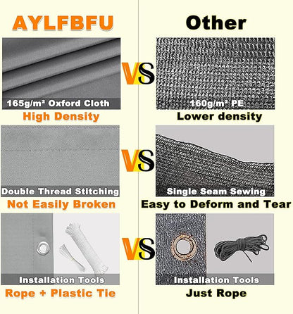 Privacy Screen 8.2' x 23' UV Protection Weather-Resistant Outdoor Privacy - Image 5