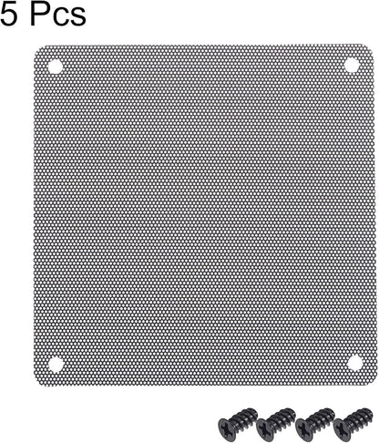 uxcell PC Dust Fan Screen with Screws - Image 2