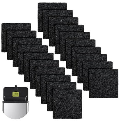 20 Packs 3.15x3.15x0.32 Inch Odor Absorbing Filter Refills by XBWW