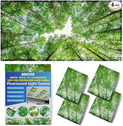 4 Pcs Fluorescent Light Covers by ANGSYLTH