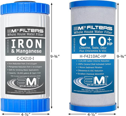 APPLIED MEMBRANES INC. Whole House Water Filter Replacement Filter Cartridge Set - Image 3