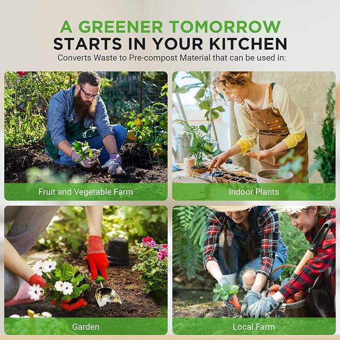 Nutrichef 3L Electric Kitchen Composter - Image 8