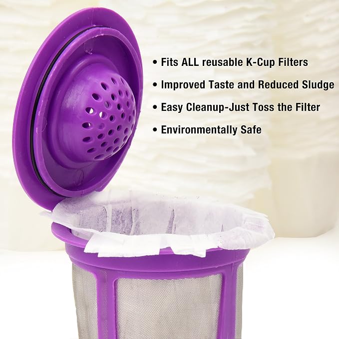 Delibru K Cup Disposable Paper Filters 300 Pack Fits - Image 5