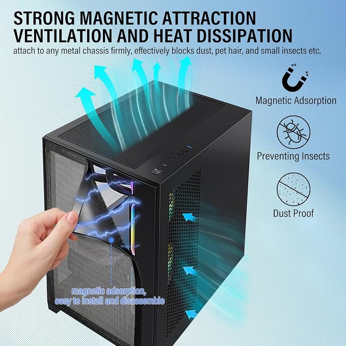 39x12 inch Customizable DIY Floor Vent Covers, Magnetic PVC Vent Mesh - Image 5