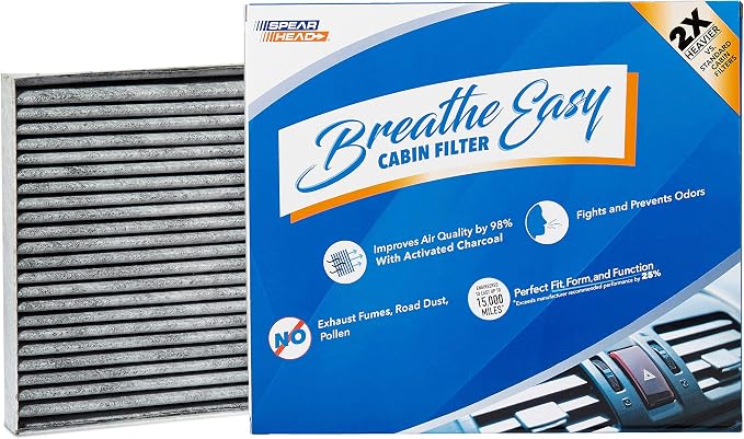 Spearhead Odor Defense Breathe Easy Cabin Filter | Fits 2018-22 Accent by SPEARHEAD
