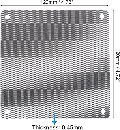 uxcell PC Dust Fan Screen with Screws - Image 3