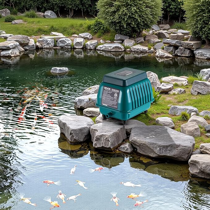 VEVOR Linear Air Pump 1110 GPH | Pond Aerator & Septic Tank Pump - Image 8