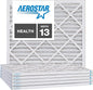 Aerostar 12x12x1 MERV 13, Pleated Air Filter, Box of 4, Made in the USA by AirFiltersDelivered