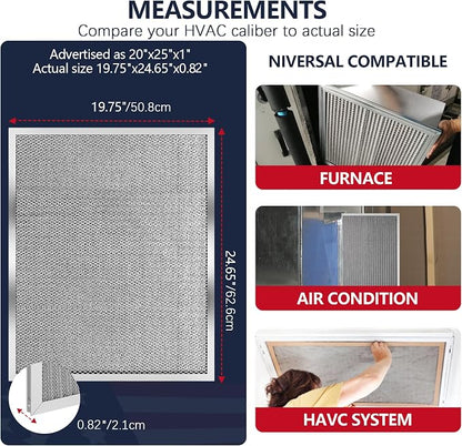Reusable Washable Aluminum Air Filter, MERV 8, Rectangular, Heavy-duty - Image 6