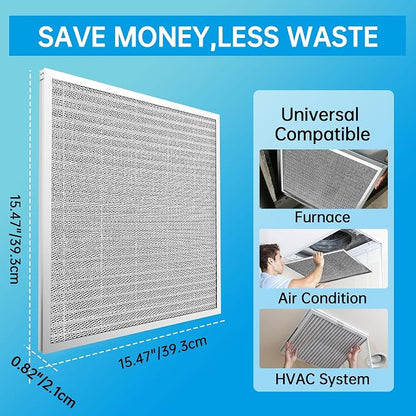 UBeesize 16x16x1 Reusable Electrostatic Air Filter HVAC AC Furnace Filter - Image 3