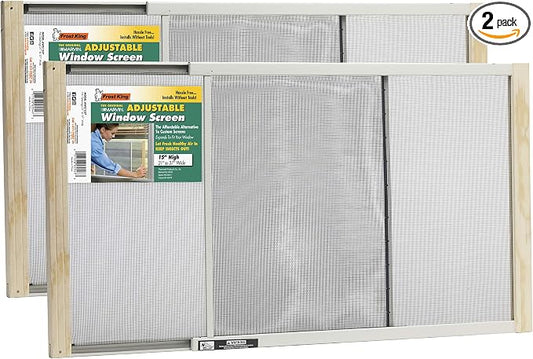 Frost King 2AWS1537 WB Marvin Adjustable Window Screen, 15in High x Fits by Thermwell+Products+Co.%2C+Inc