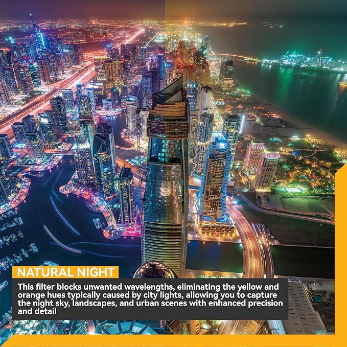 NiSi - JetMag Pro 82MAG Natural Night, Magnetic Light Pollution Reduction Lens - Image 3