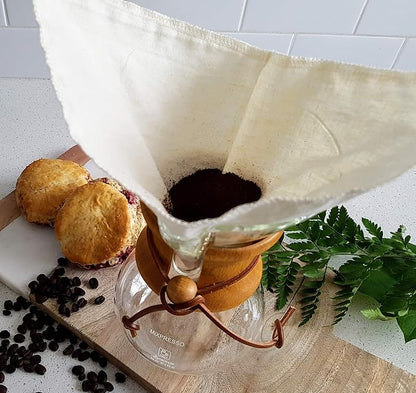 Pour Over Reusable Cloth Coffee Filter - Image 3