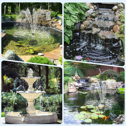 POPOSOAP Pond Filter with Pump Fountain Kits Built-in UV Clarifier, 660GPH/40W - Image 9