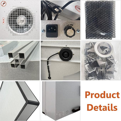 INTSUPERMAI Vertical Laminar Flow Hood Air Flow Clean Bench Workstation - Image 8