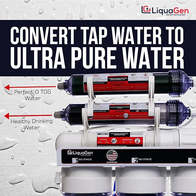 LiquaGen - 6 Stage Portable Dual Use Drinking and Aquarium Reef/Deionization | - Image 4
