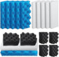 18 Pcs Compatible with 306/307 Bio Sponge Set Compatible with Aquarium Filters by Threlaco