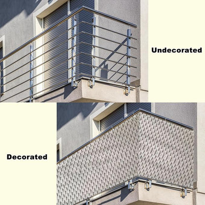 Privacy Fence Screen 2' x 32.8' UV Protection Weather-Resistant Privacy Screen - Image 8