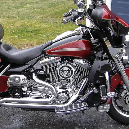 Motorcycle Air Filter Skull Style Air Cleaner - Image 2