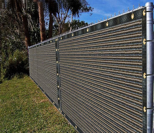 Ifenceview 6'x3' to 6'x50' Brown Shade Cloth/Fence Privacy Screen Fabric Mesh by Unknown