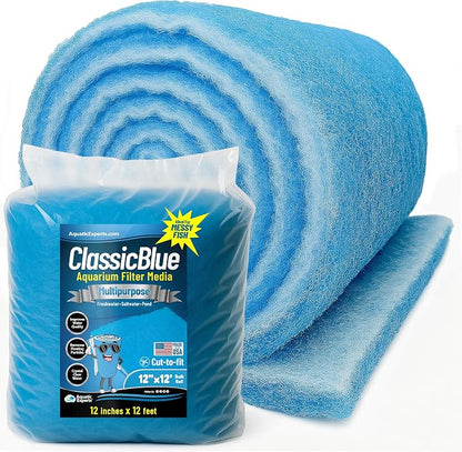 Aquatic Experts Classic Bonded Aquarium Filter Pad -12 Inches by 12 Feet by .75 by AquaticExperts