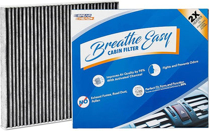 Spearhead Odor Defense Breathe Easy AC & Heater Cabin Filter | Fits 2011-25 by SPEARHEAD