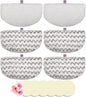 Flammi 4 Scrub+2 Soft Steam Mop Replacement Pad & 6 Scent Discs by Flammi