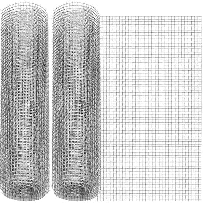 SATINIOR 2 Packs 11.8 x 39.3 Inch 304 Stainless Steel Woven Wire Mesh Fine by SATINIOR