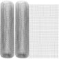SATINIOR 2 Packs 11.8 x 39.3 Inch 304 Stainless Steel Woven Wire Mesh Fine by SATINIOR