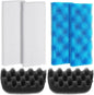 6 Pcs Aquarium Filters Bio Sponge Sets Compatible by Threlaco