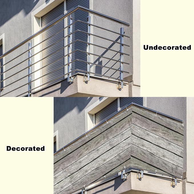 Privacy Fence Screen 2.8' x 26.2' Durable UV-Resistant Patio Privacy Screens - Image 8
