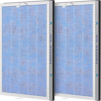 2 PACK MSA3/MSA3S HEPA Replacement Filter Compatible by JORAIR