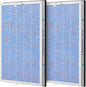 2 PACK MSA3/MSA3S HEPA Replacement Filter Compatible by JORAIR