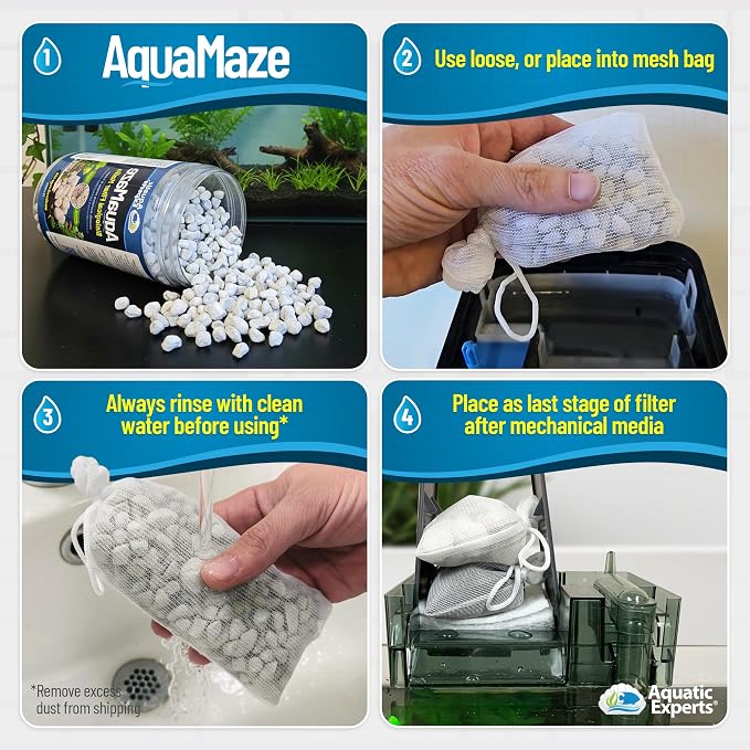 Aquatic Experts AquaMaze Aquarium Bio Media – 500 mL - Image 5